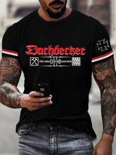 Herren Dachdecker Wir halten Deutschland bedrucktes T-Shirt zartstils